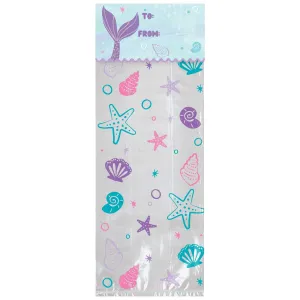 20 Mermaid Cello Favor Bags