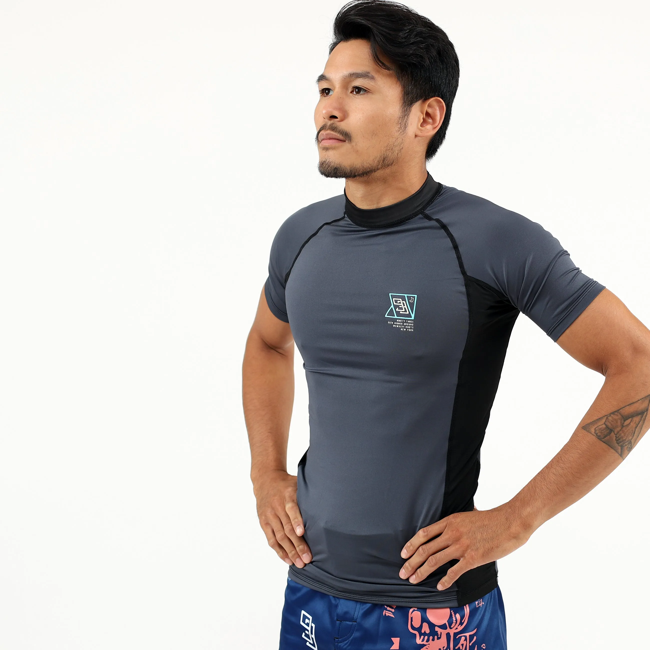 2019 Standard Issue Rash Guards 2-PACK (Sage Green, Slate Grey)