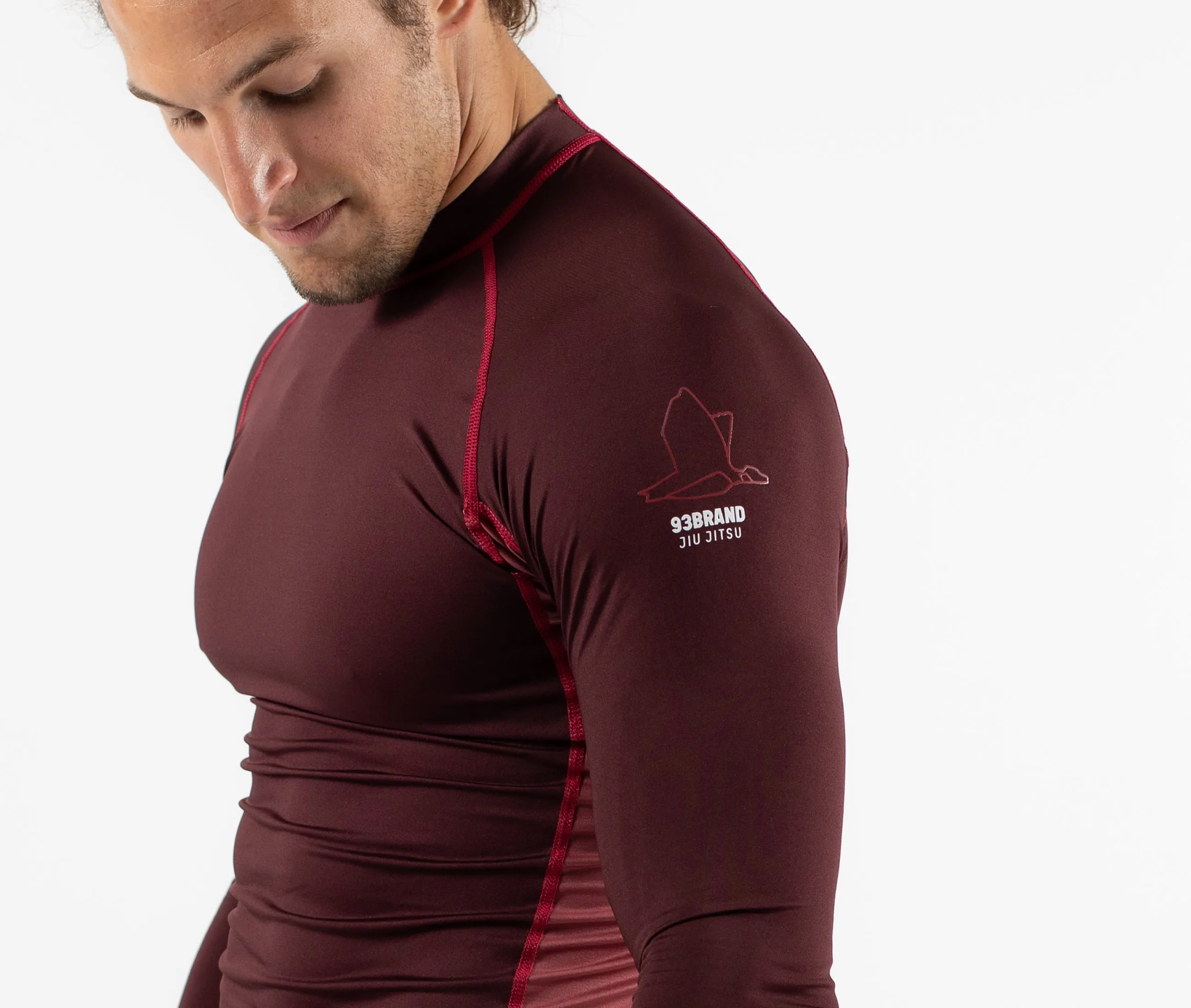2020 Standard Issue L/S Rash Guards 2-PACK (Burgundy, Black)