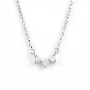 925 Sterling Silver Elegant Sparkling Chain Pendant
