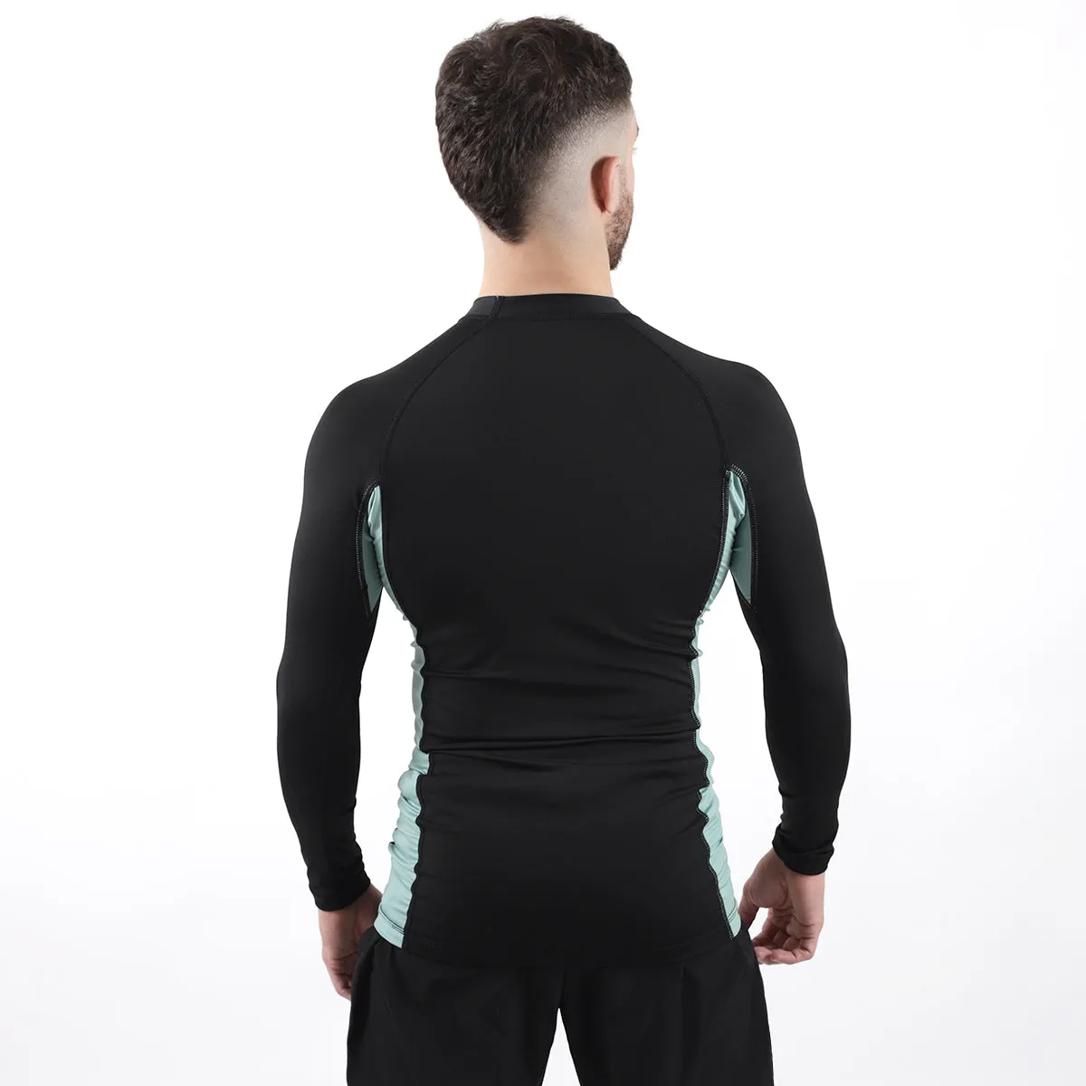93brand Standard Issue L/S Rash Guard 2-PACK (Vintage Blue, Deep Green)