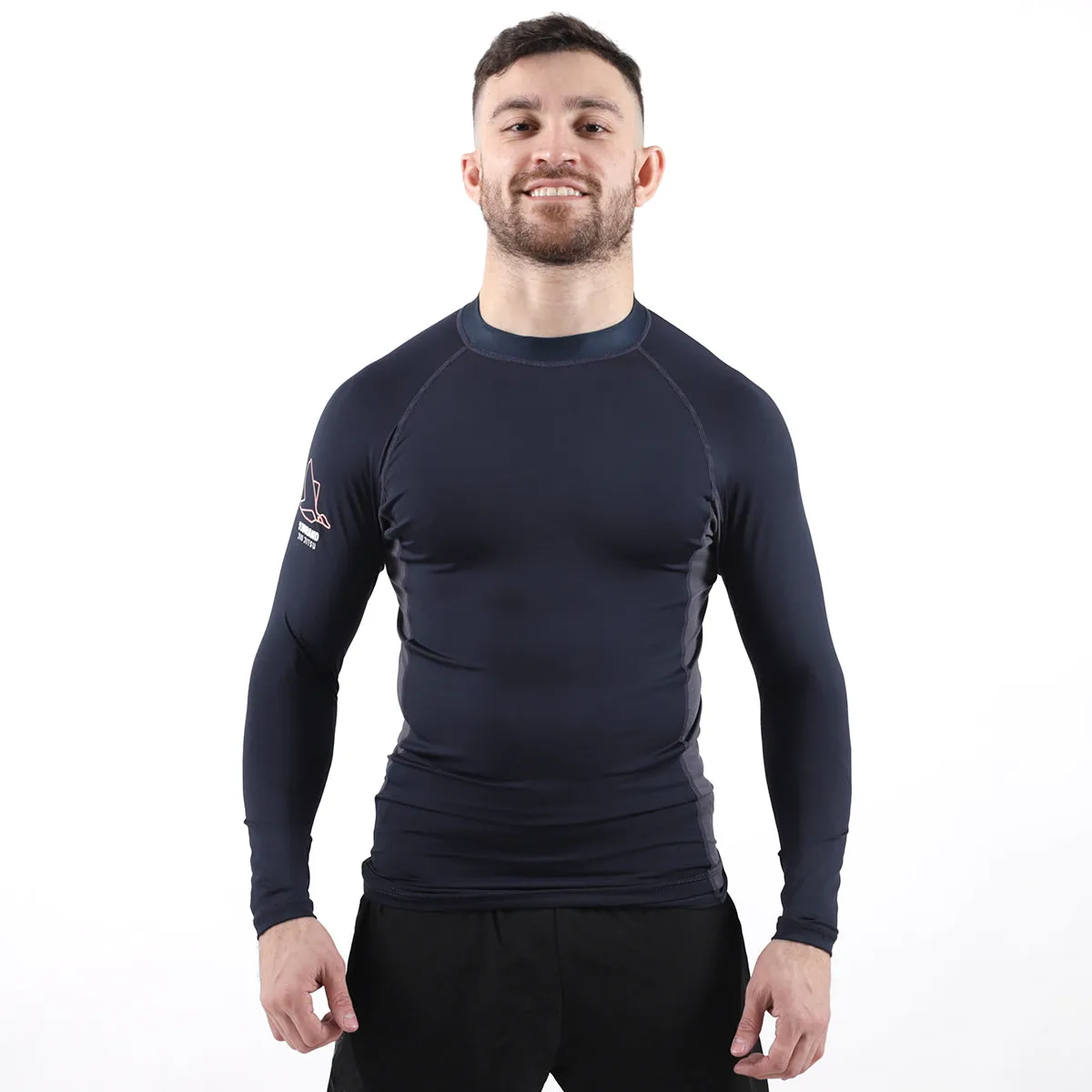 93brand Standard Issue L/S Rash Guard 2-PACK (Vintage Blue, Deep Green)