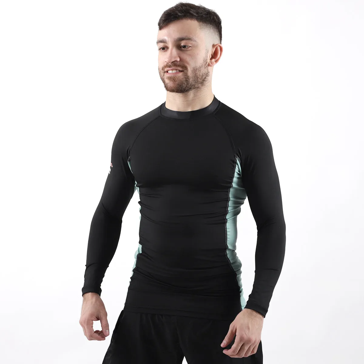93brand Standard Issue L/S Rash Guard 2-PACK (Vintage Blue, Deep Green)