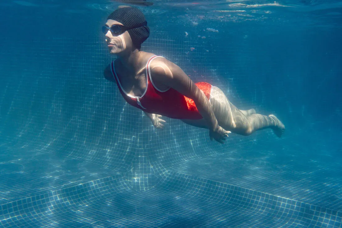 Adults Swimming Goggles Clear Lenses - 100 Xbase