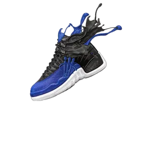 Air Jordan 12 WMNS “Hyper Royal” Black T-Shirt (HYPER SPLASH)