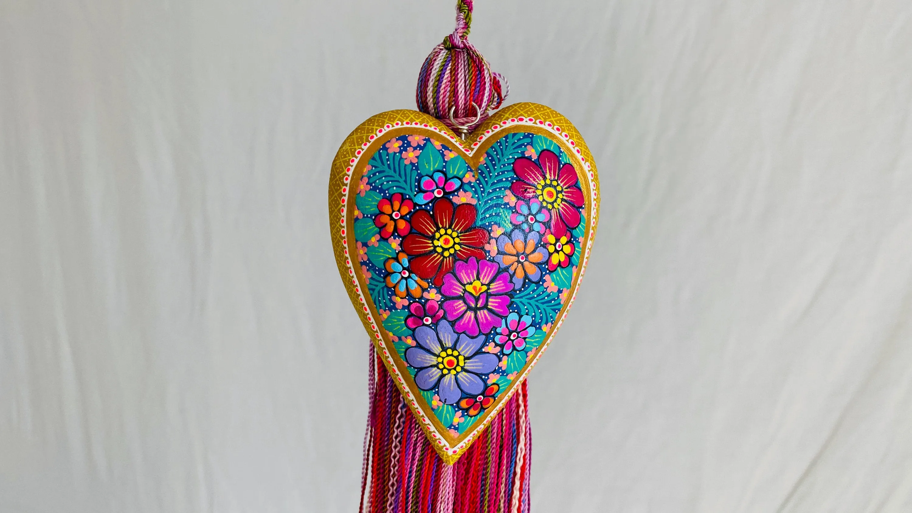 Alebrije Heart Tassel.