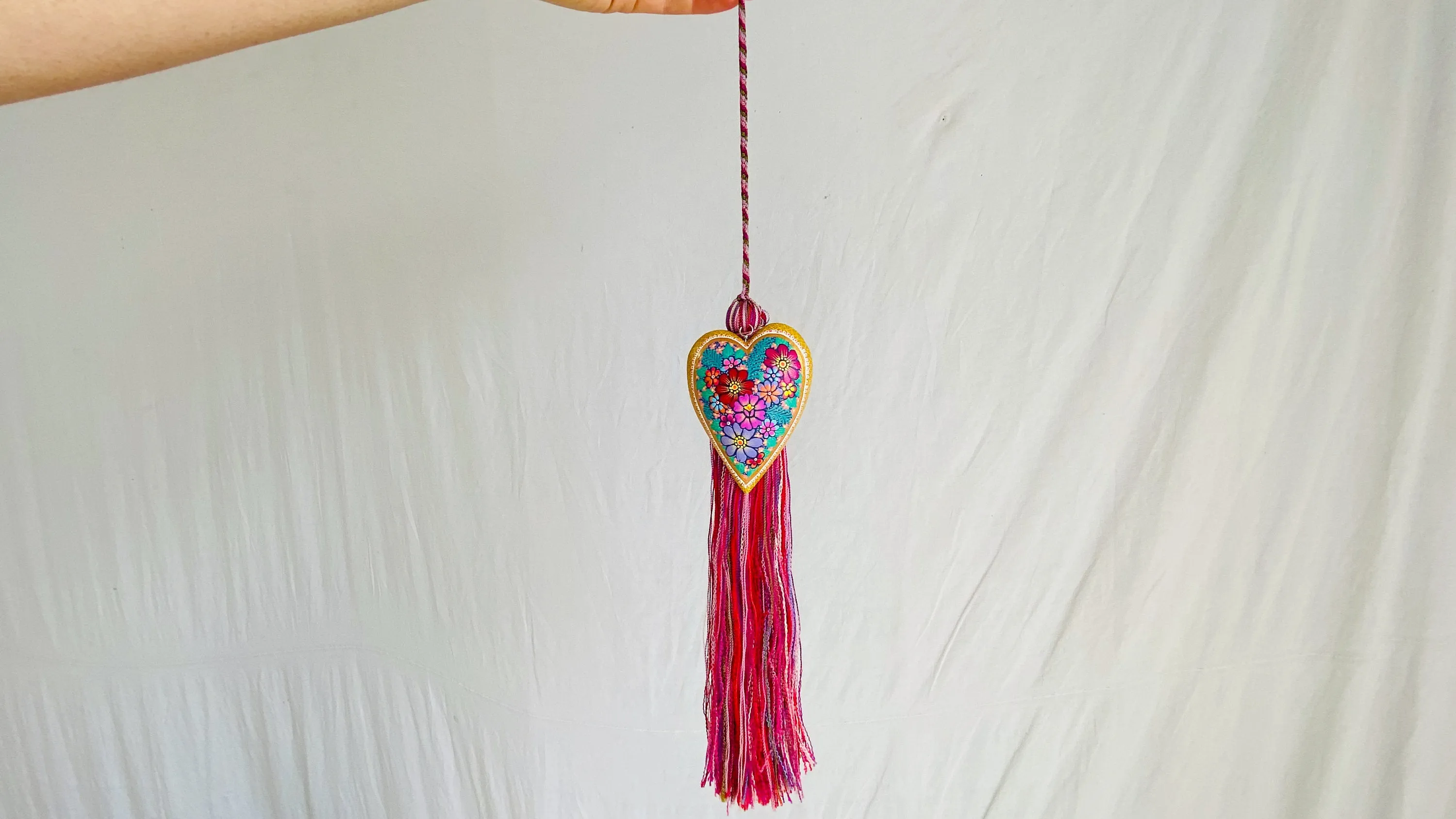 Alebrije Heart Tassel.