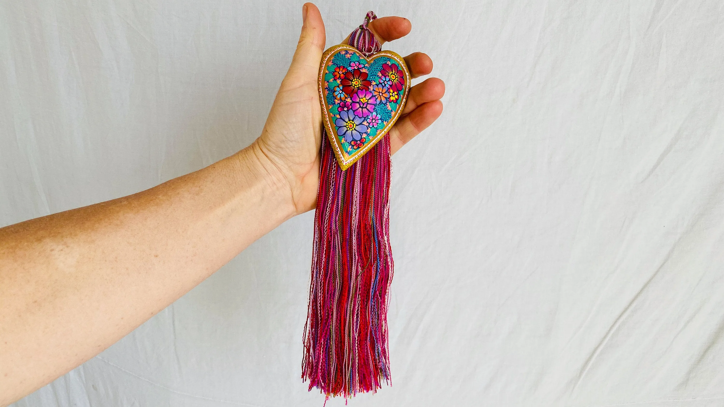Alebrije Heart Tassel.