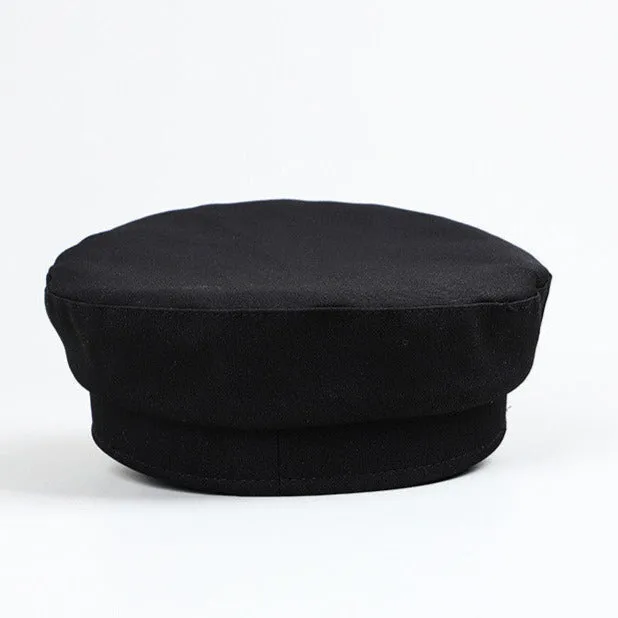 All-Match Flat-Topped Navy Beret