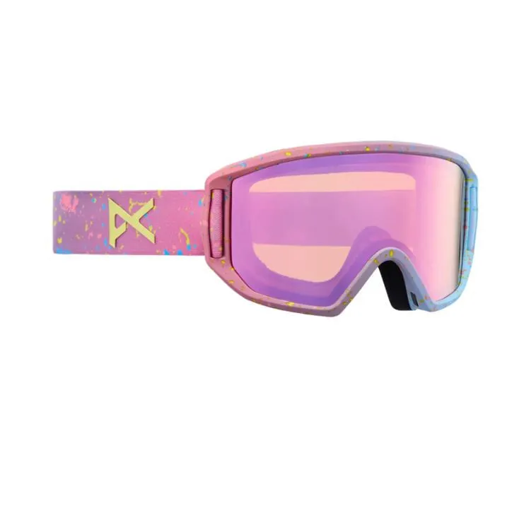 Anon Relapse Jr. Snow Kids Goggles   MFI - Splatter / Pink Amber