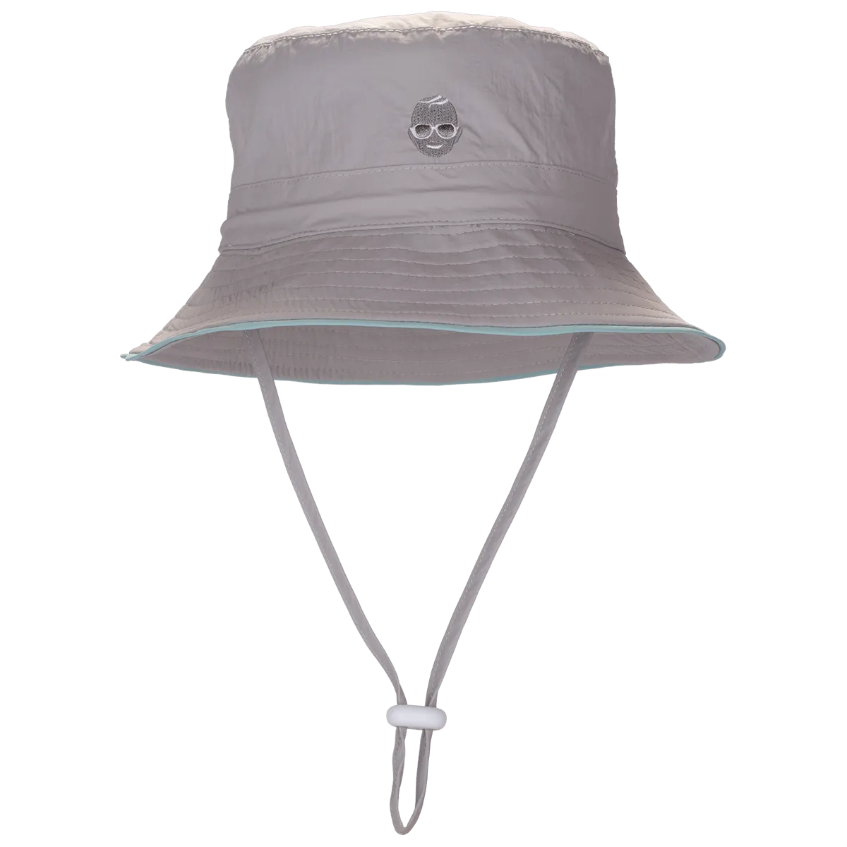 Babiators - Babiators UV Sun Hat - Gray w/ Aqua Piping