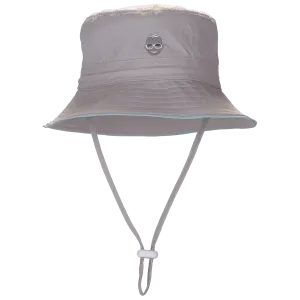Babiators - Babiators UV Sun Hat - Gray w/ Aqua Piping