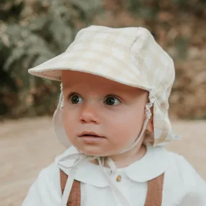 Bedhead Hats Lounger Baby Reversible Flap Sun Hat - Flynn/Flax