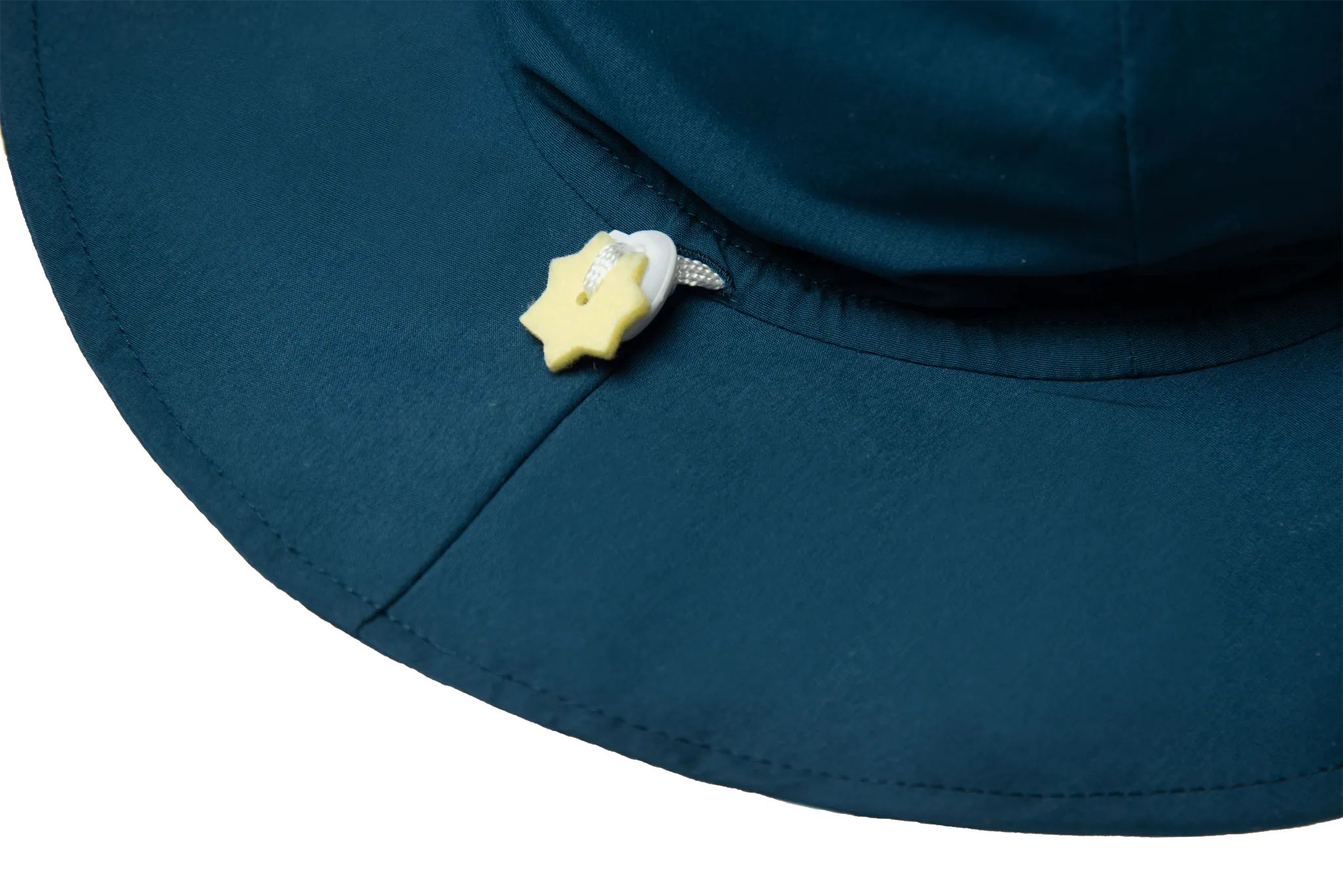Brim Blue Basic Round Sun Protection Hat
