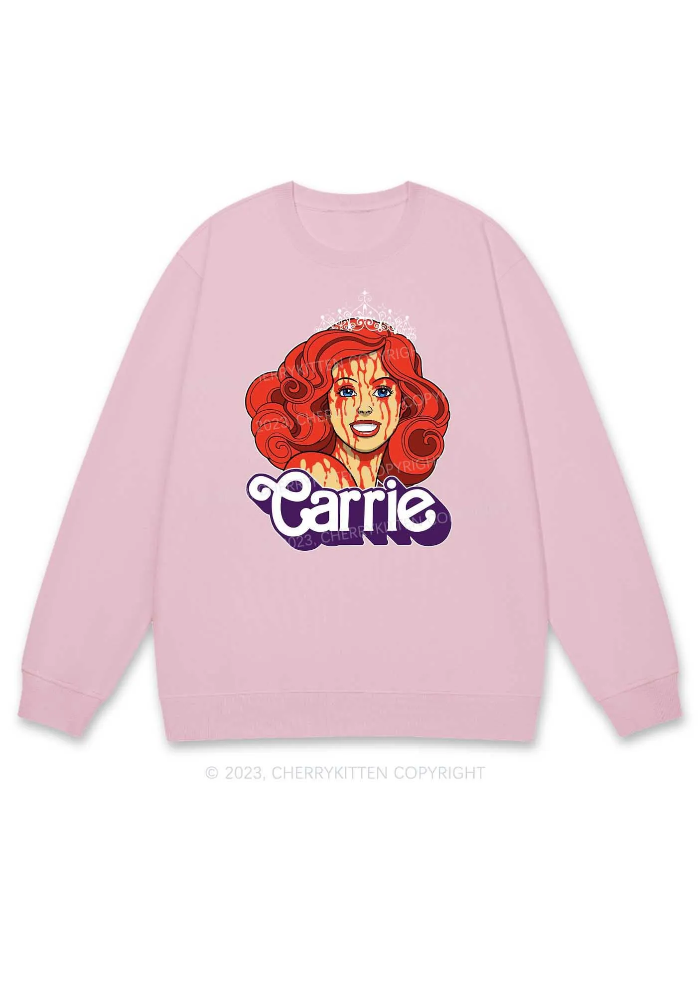 Carrie Queen Y2K Sweatshirt Cherrykitten