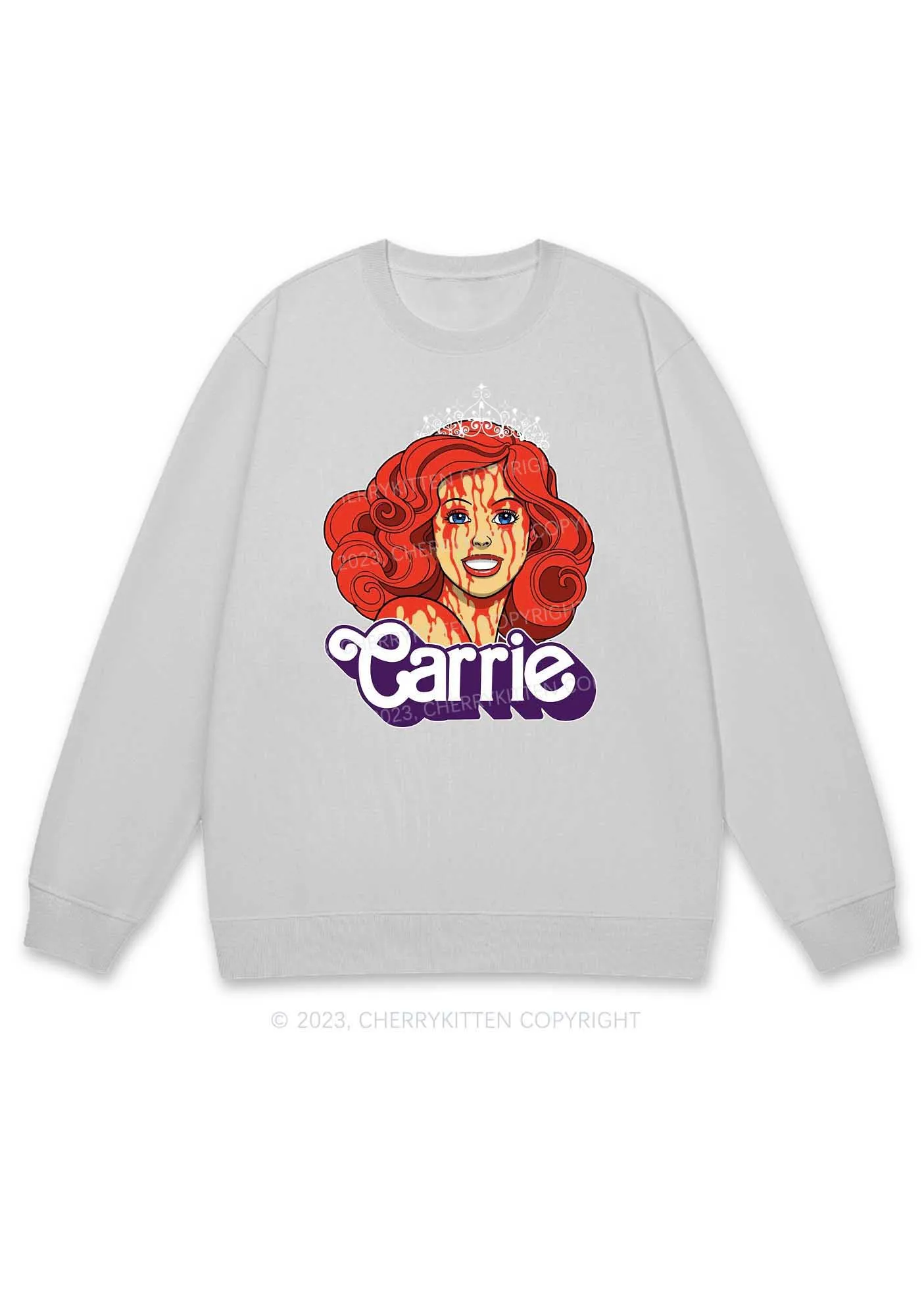 Carrie Queen Y2K Sweatshirt Cherrykitten