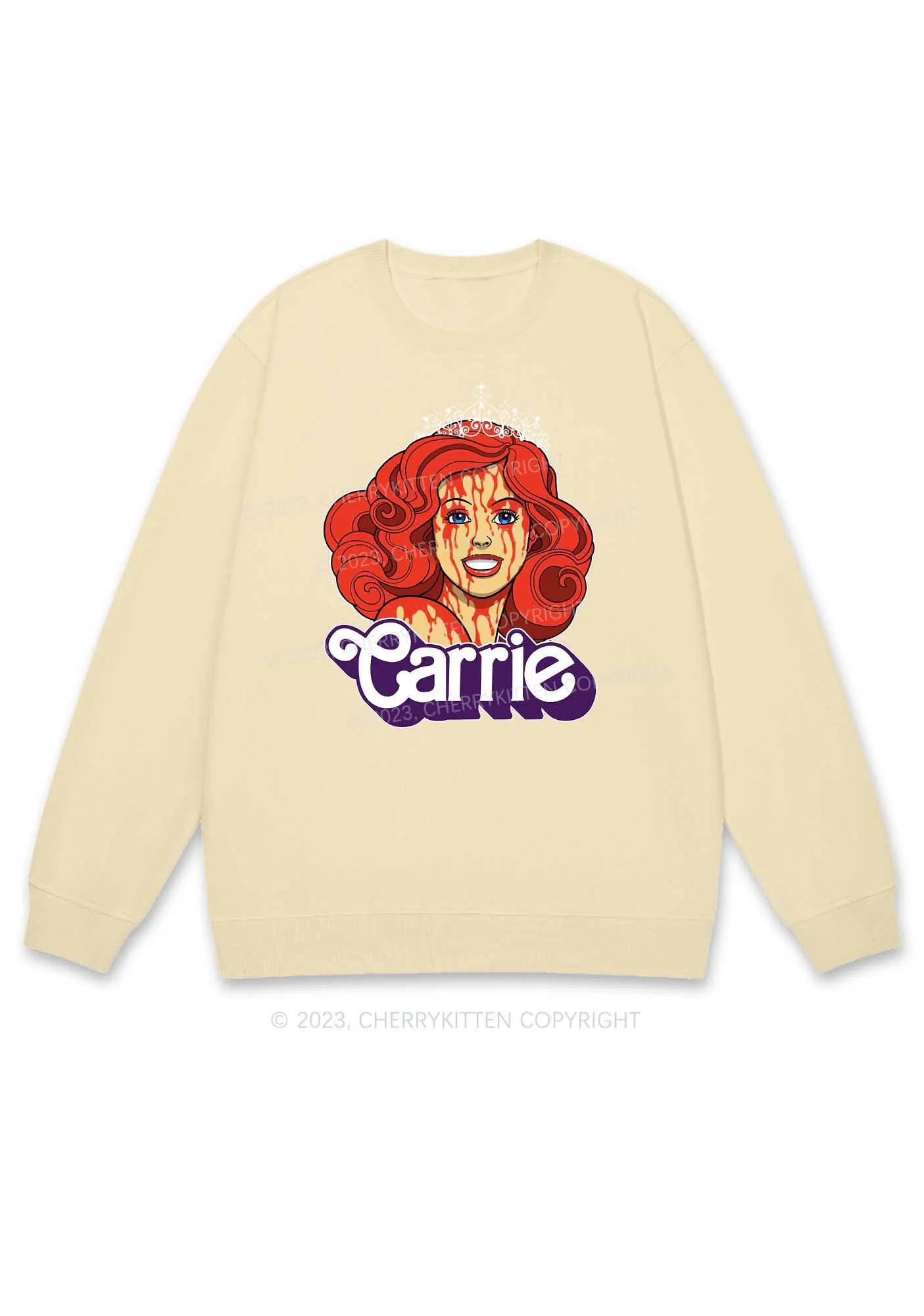 Carrie Queen Y2K Sweatshirt Cherrykitten