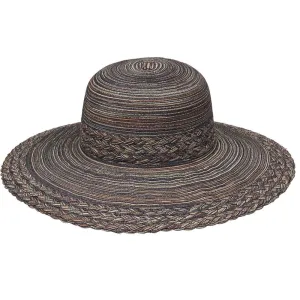 Criss Cross Braid Poly Straw Floppy Sun Hat - Karen Keith Hats