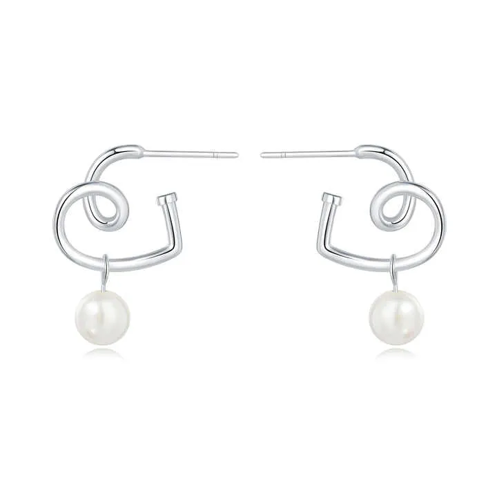 Cupid's Arrow Tassel Stud Earrings-أقراط أذن مرصعة