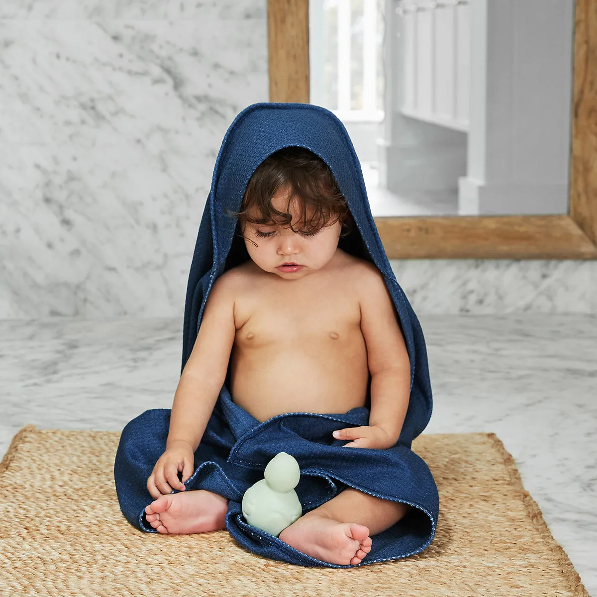 Dock & Bay Baby Hooded Towels - Midnight Navy - Outlet