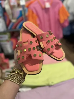 Donatella Slide - Coral