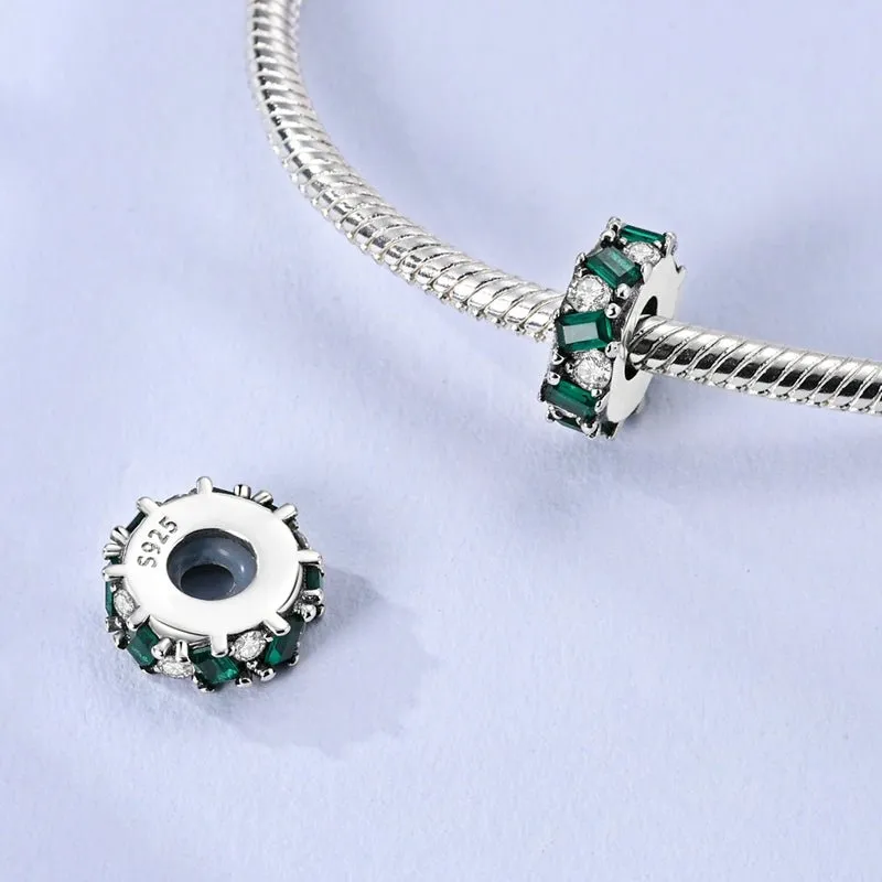 Emerald & Diamond Elegance Charm