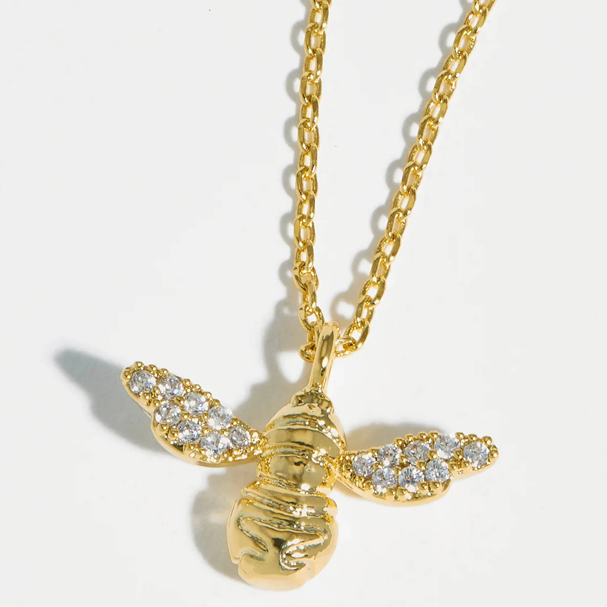 Estella Bartlett Bee Sparkle Wings Necklace