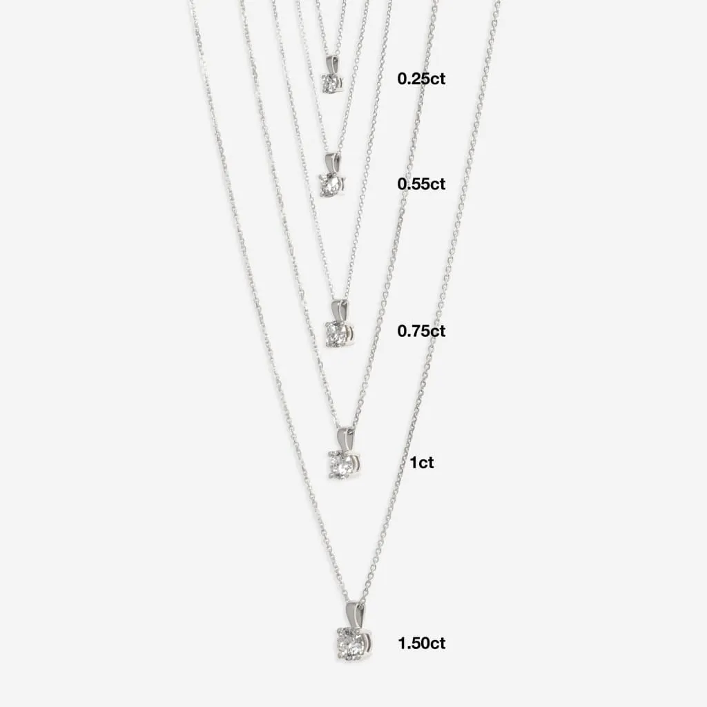 Eve - Lab Grown Diamond Necklace 0.25ct | 18ct Gold