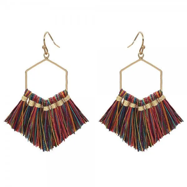 Fall Fringe Tassel Earrings