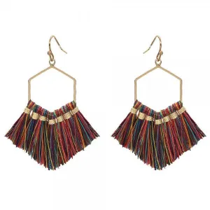 Fall Fringe Tassel Earrings