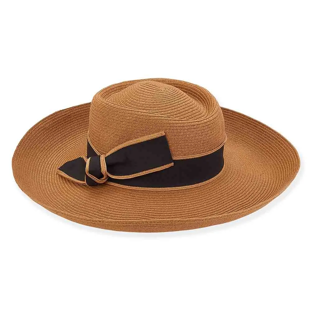 Flat Crown Wide Brim Sun Protection Hat - Sun 'N' Sand Hat