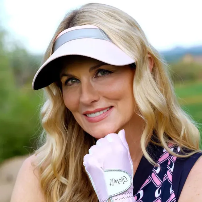 Fore Ever Pink Clip On Sun Visor - GloveIt® Golf Hats