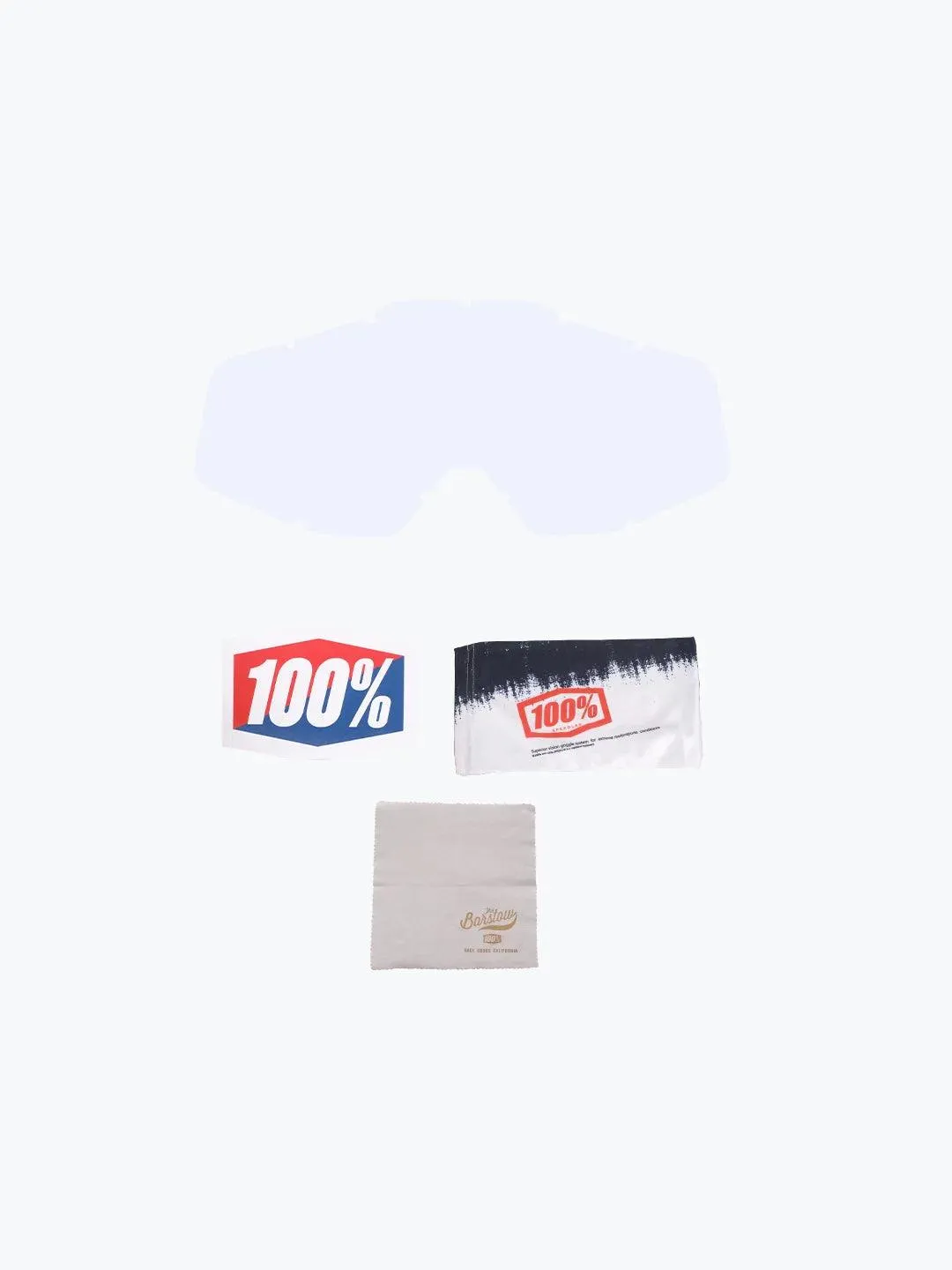 Goggles 100% - 146 Black Yellow Tint