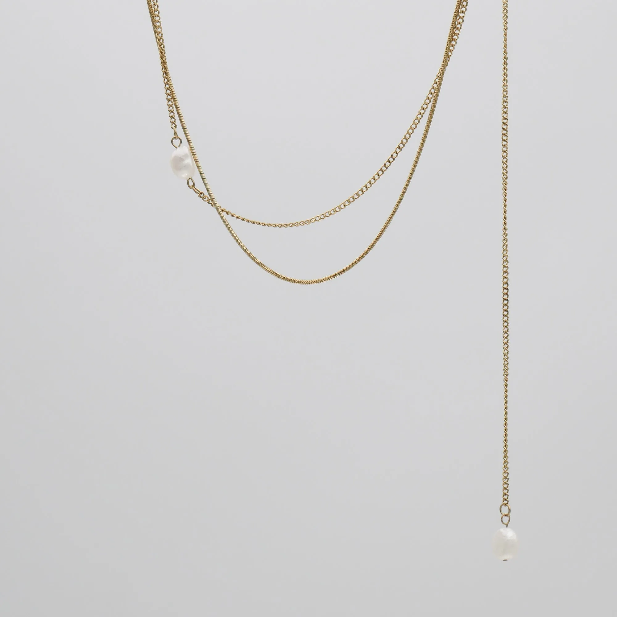 Grace Pearl Layered Necklace