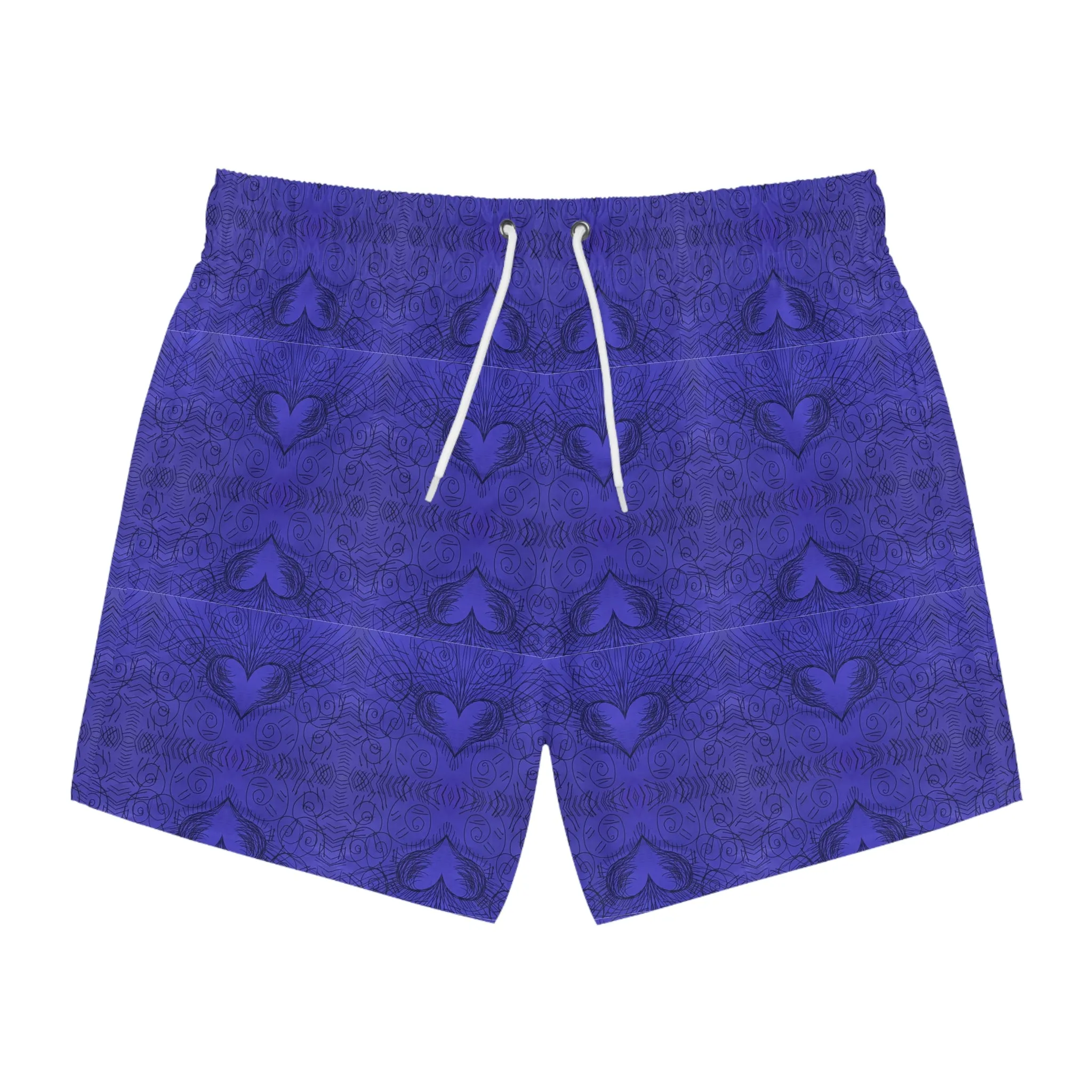“Hearts of Fire” - Swim Trunks by Artist Allen