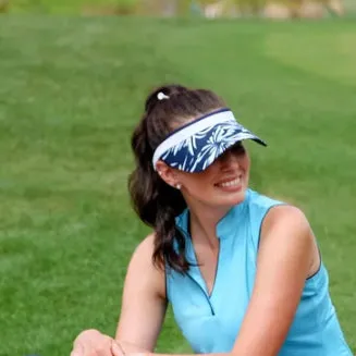 Island Breeze Coil Lace Sun Visor - GloveIt® Golf Hats