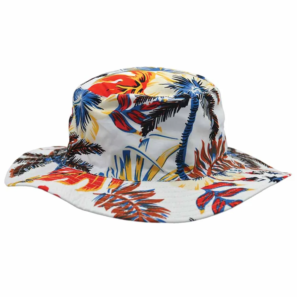Junior Reversible Wide Brim Cotton Boonie Hat - Karen Keith Hats