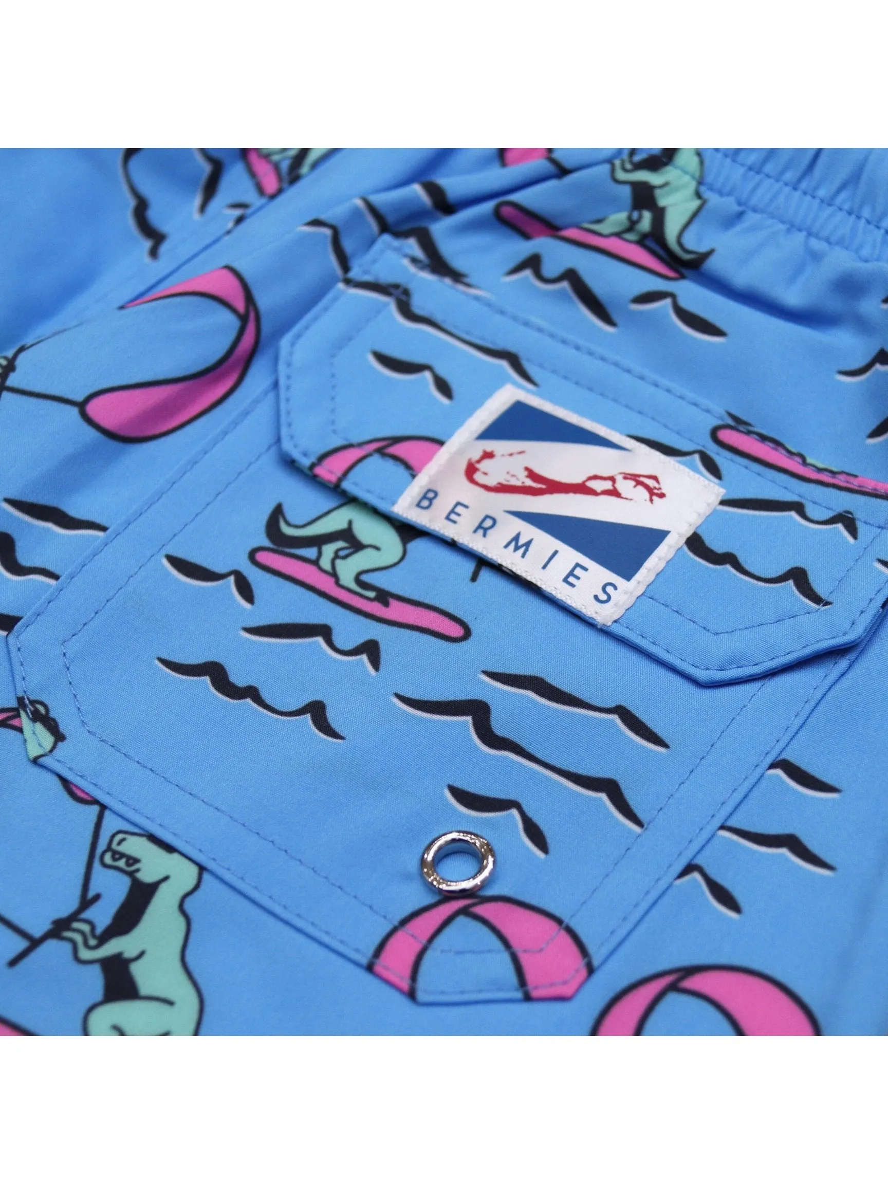 Jurassic Surfer Swim Trunks