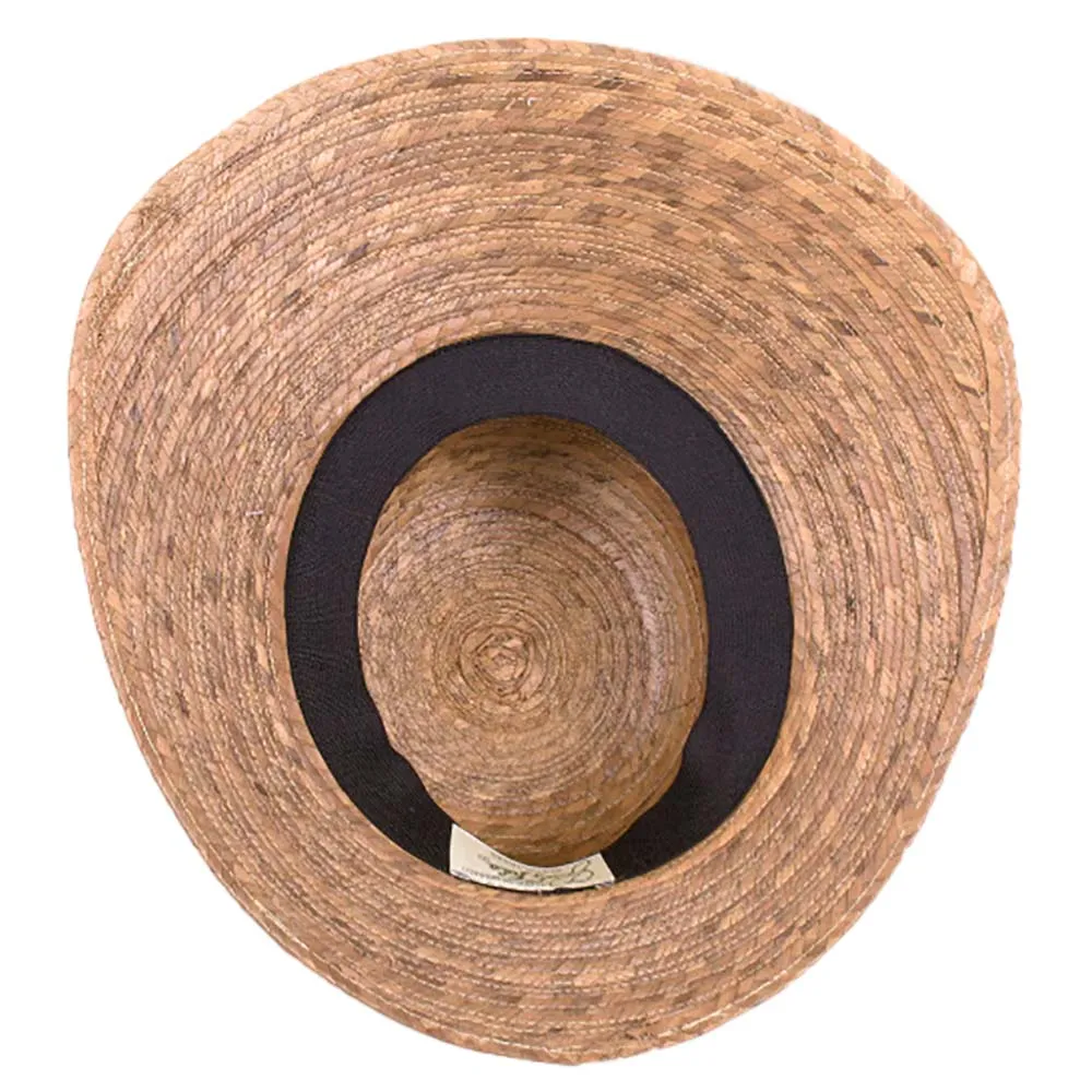 Laurel Palm Leaf Asymmetrical Brim Sun Hat - Tula Hats