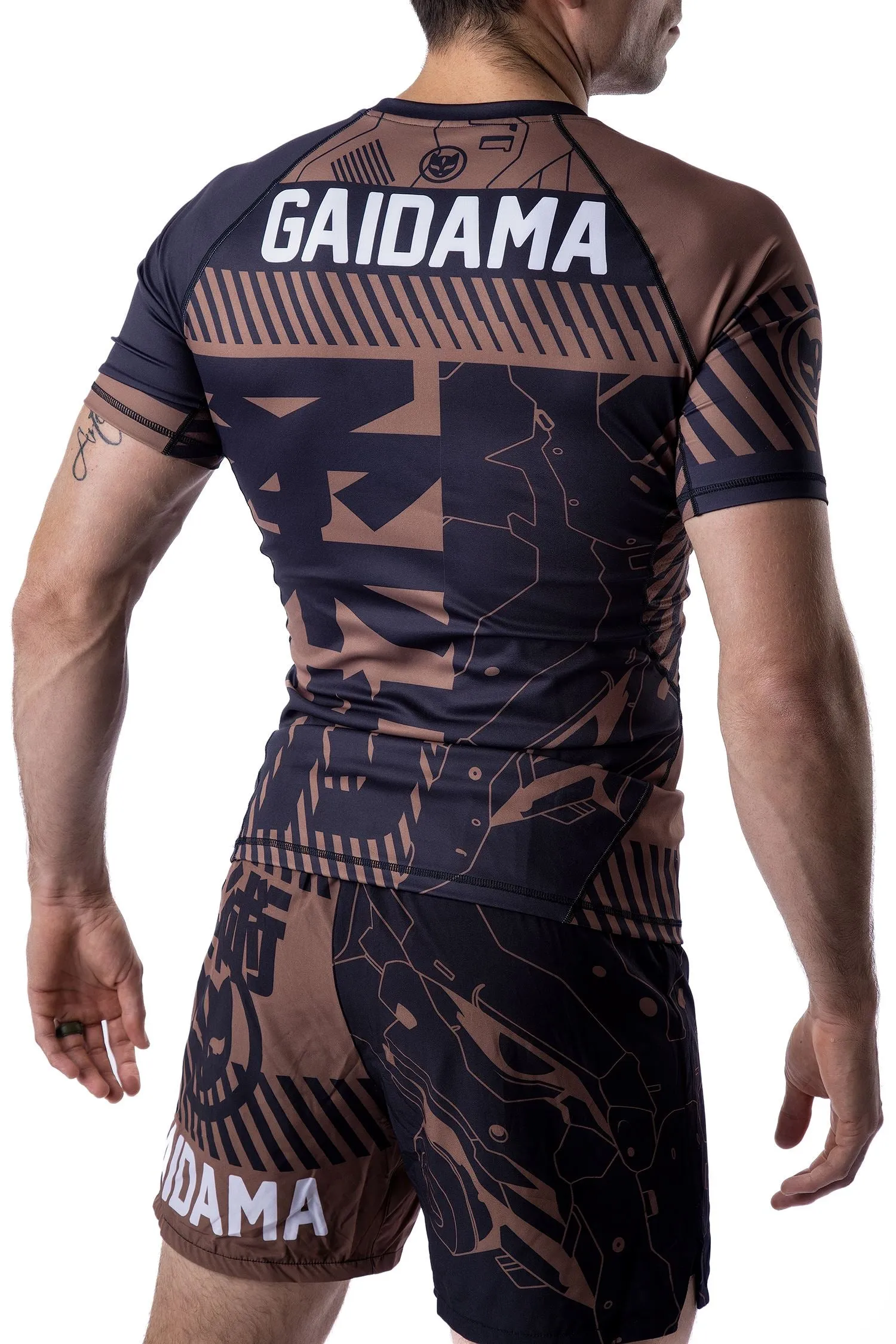 Men's Cyberverse Ranked Jiu Jitsu Rashguard - Short Sleeve