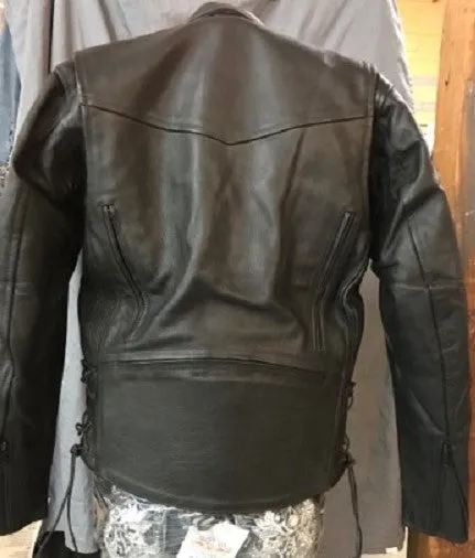 Mens Thick Heavy Motorcycle Jacket BHW V ZOL