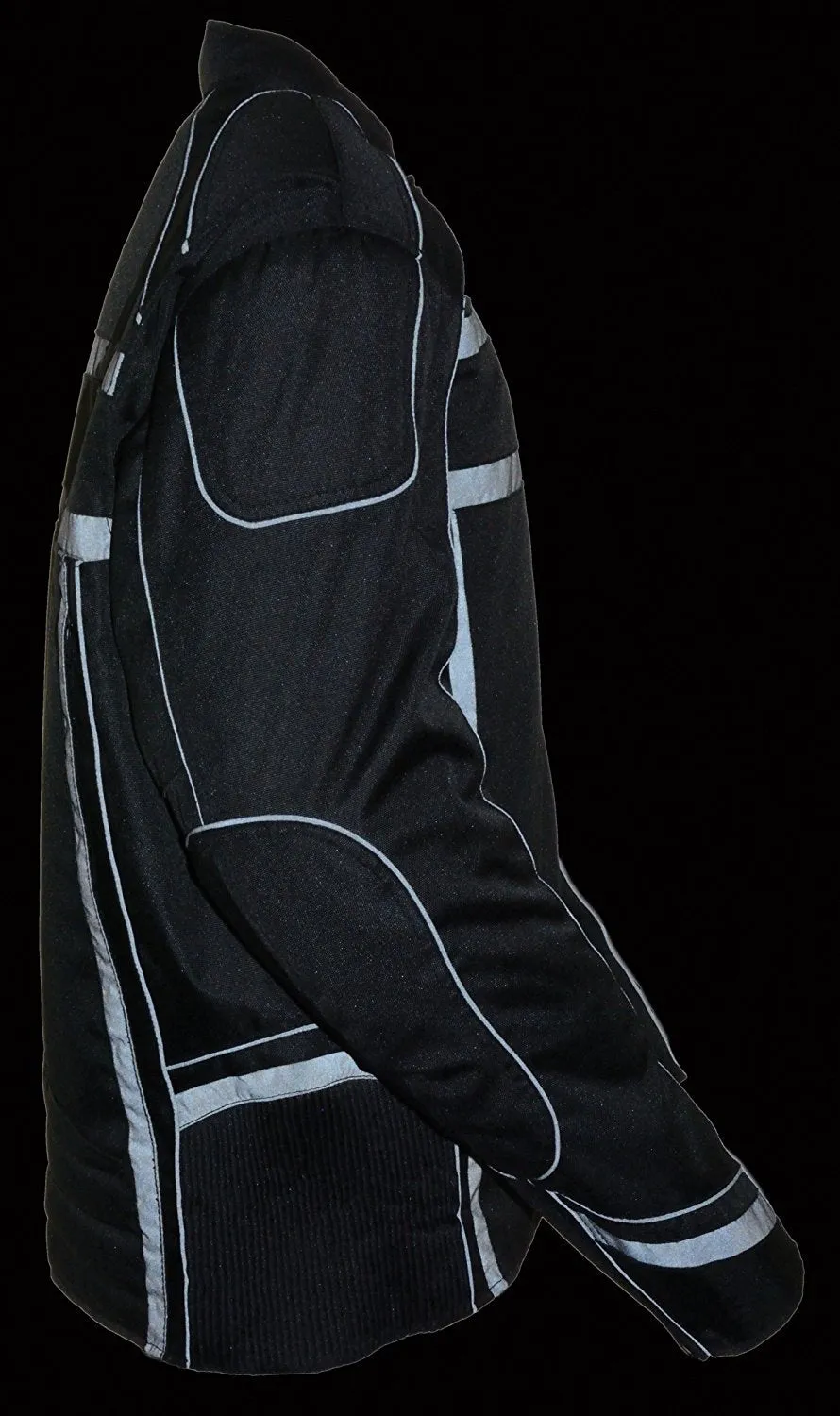 Men's Vented Textile Jacket w/ High Visibility Reflective