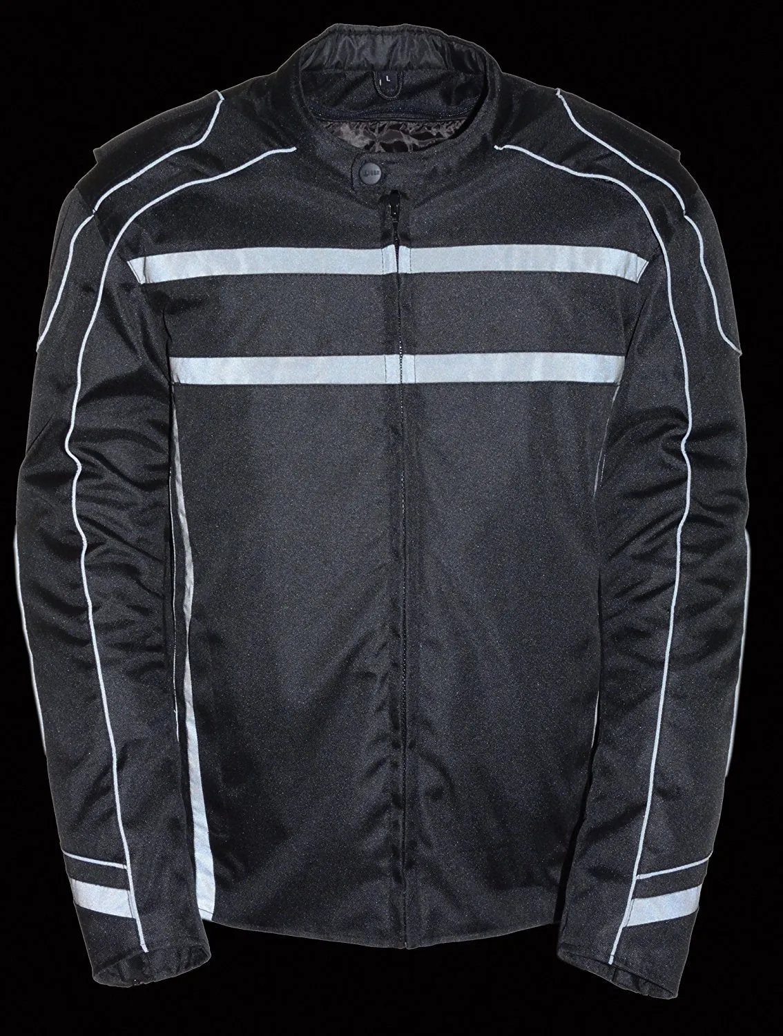 Men's Vented Textile Jacket w/ High Visibility Reflective