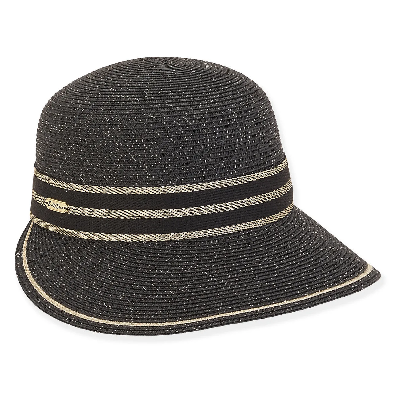 Metallic Straw Cap for Women, UPF50 - Sun 'N' Sand Hats