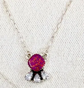 Multi Opal & Crystal Necklaces