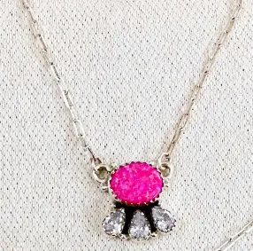 Multi Opal & Crystal Necklaces