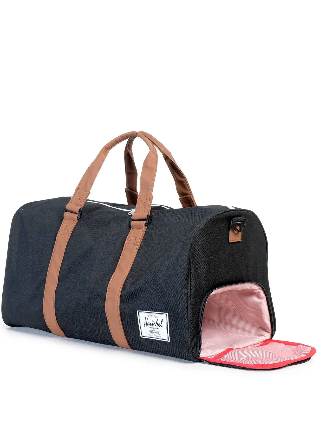 Novel Duffle Black Tan