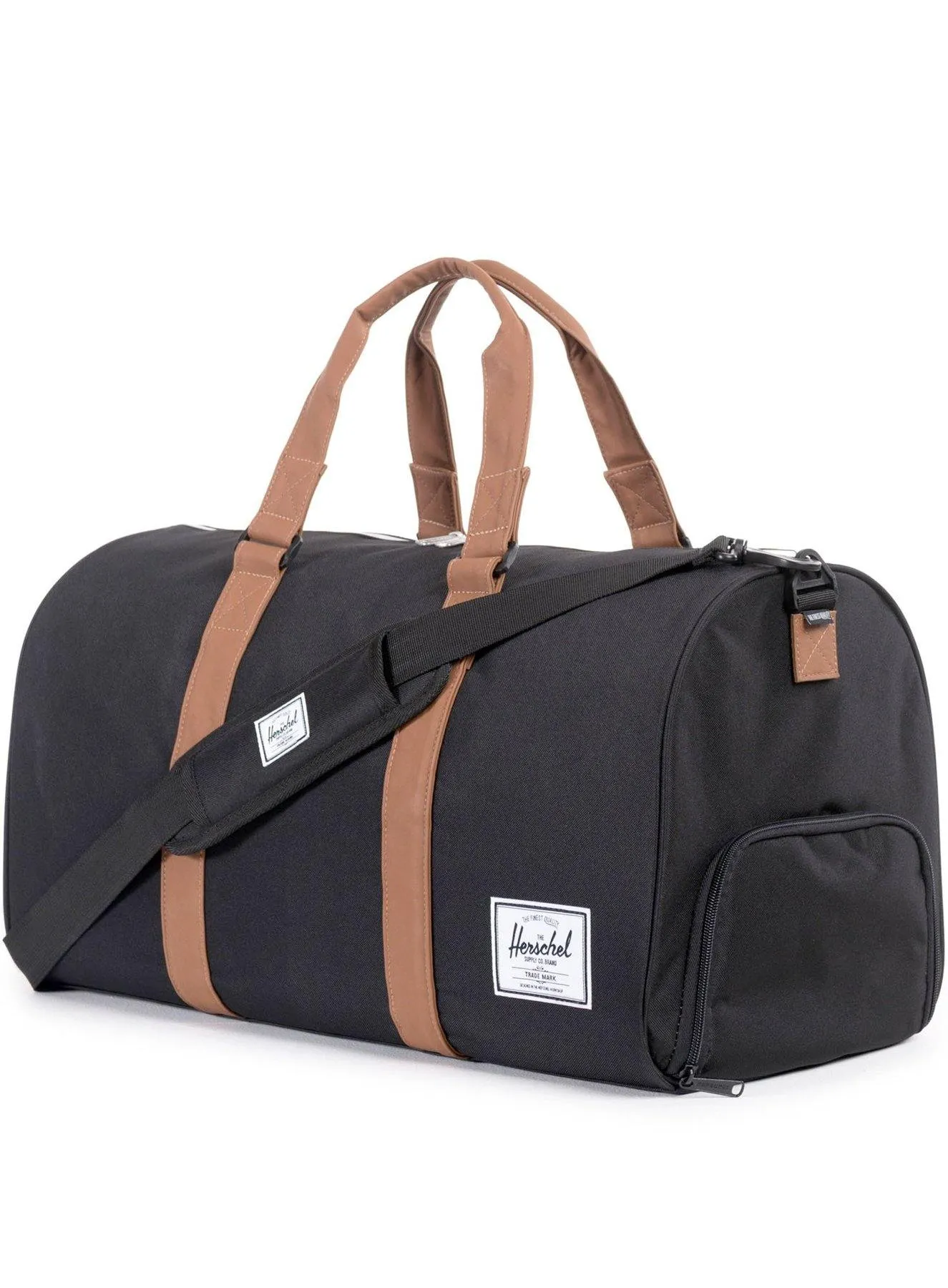 Novel Duffle Black Tan