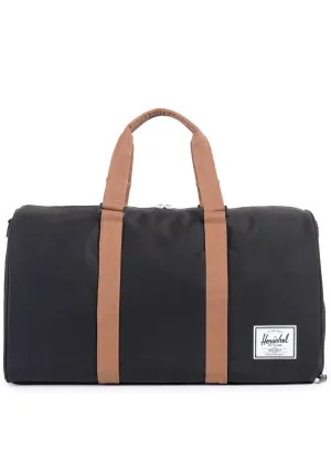Novel Duffle Black Tan