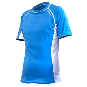 Open Box Sharkskin Rapid Dry Range Short Sleeve, Blue/White, Size: XX-Large